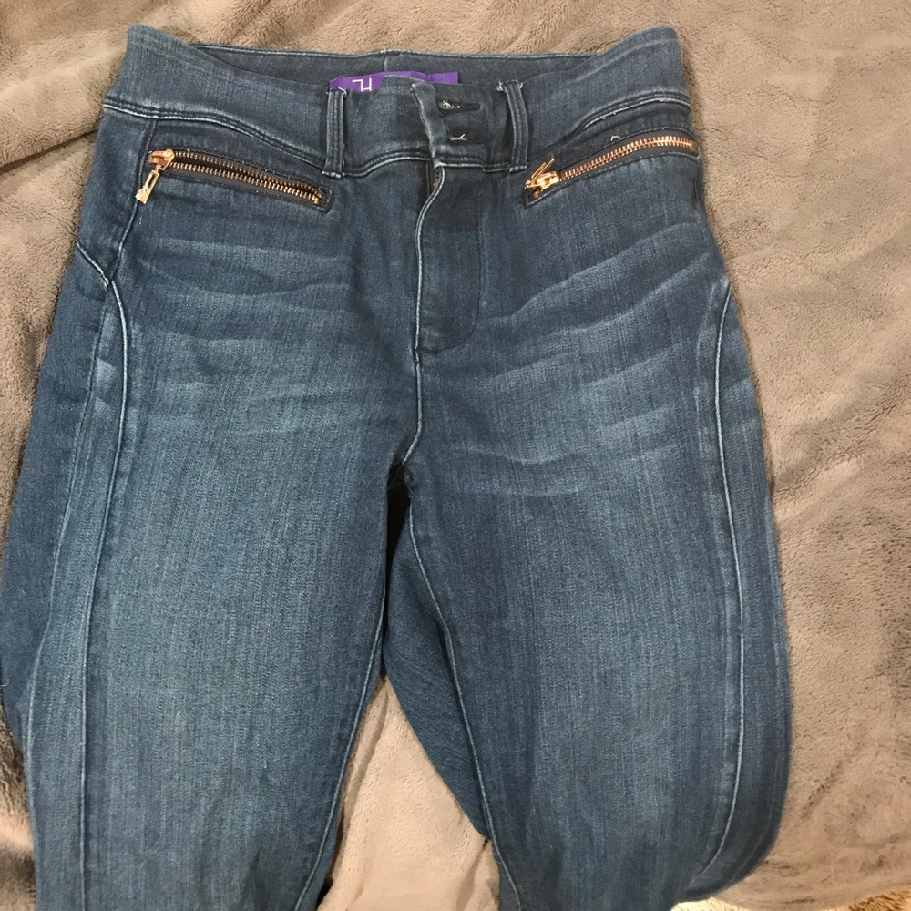 High Waisted Blue Jeans